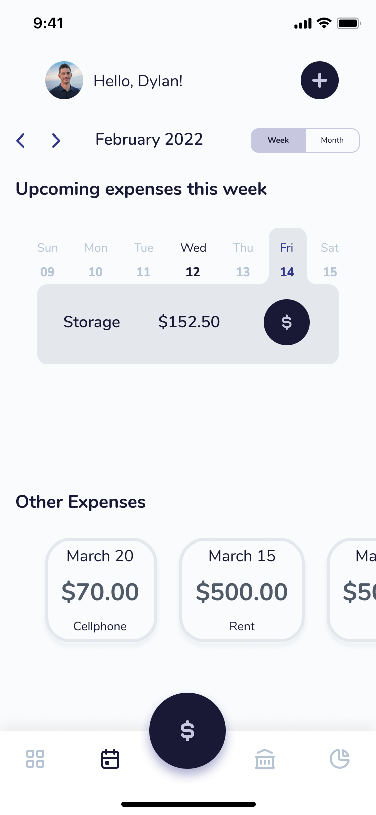 Calendar Screen
