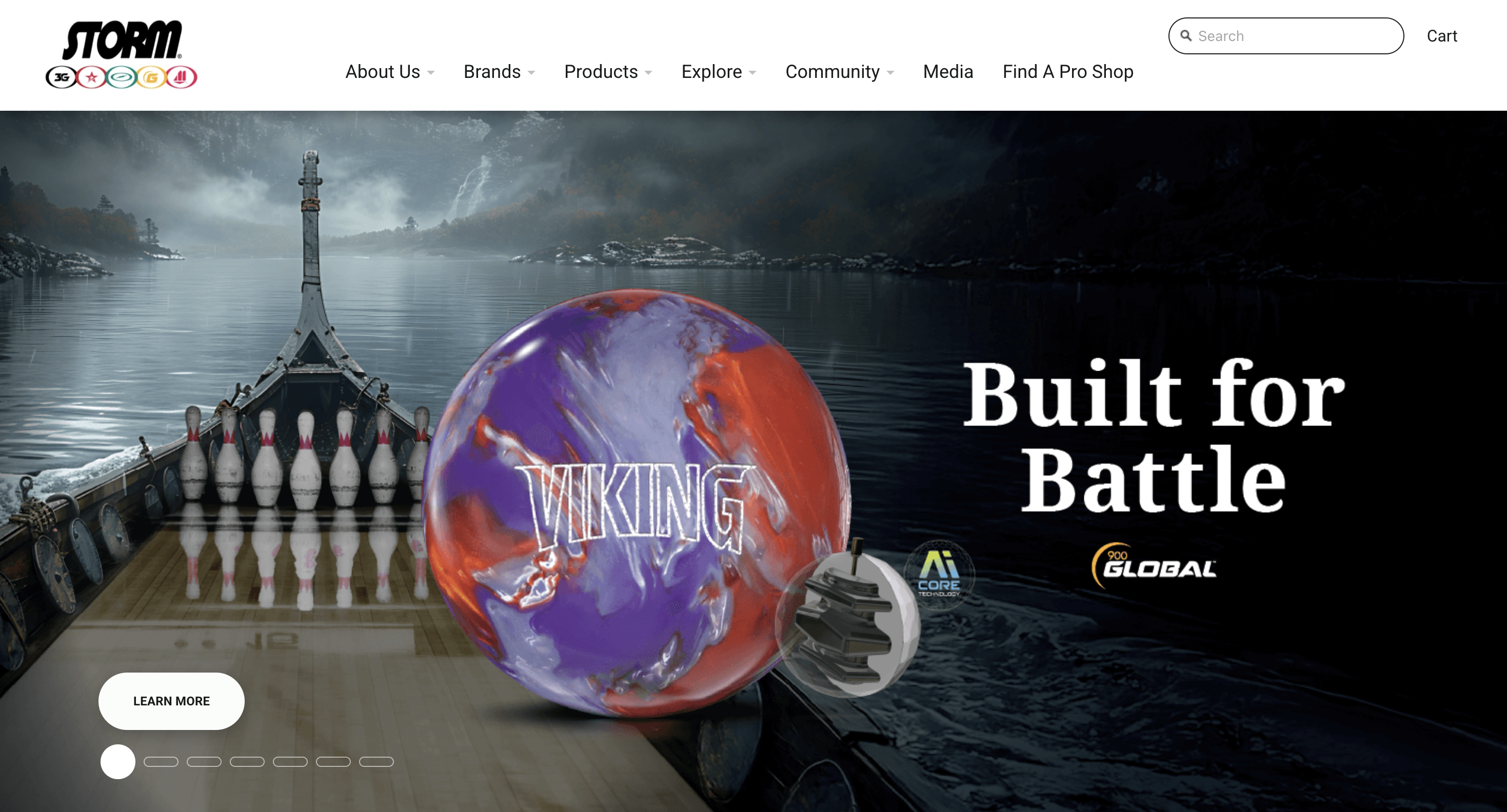 Storm Bowling Website Preview